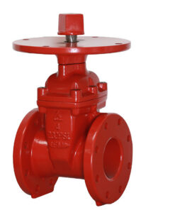 Van cổng UL/FM lá van bọc cao su